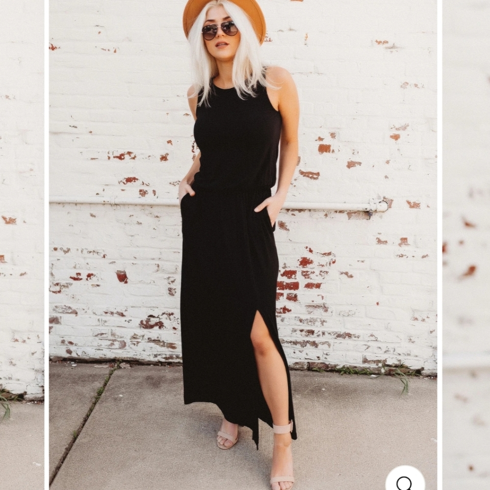 NWT Black Maxi Dress